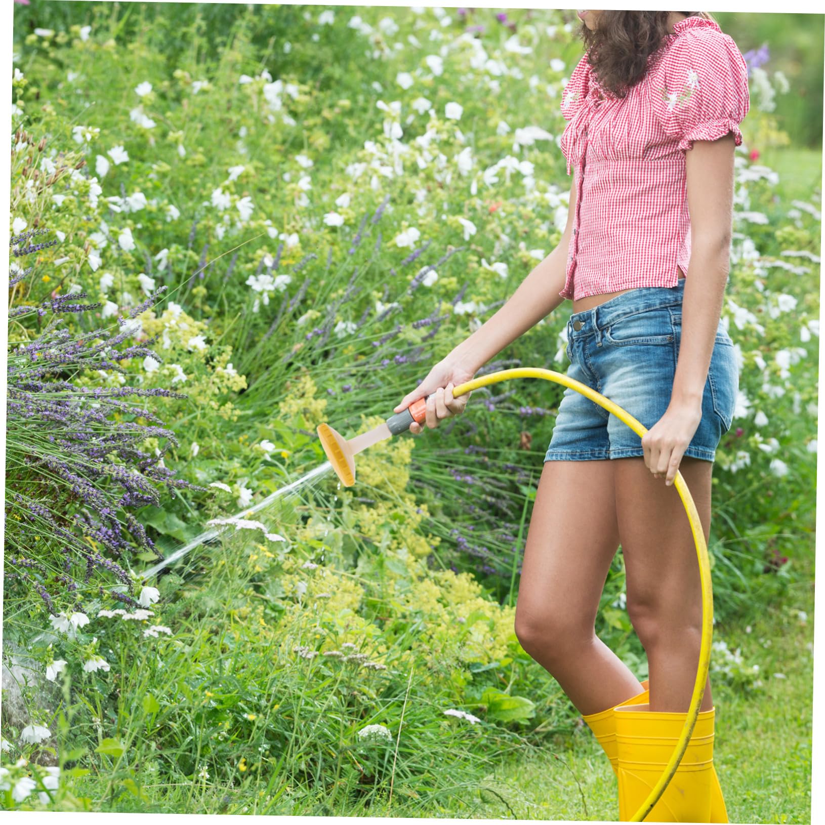 Abaodam 4 pezzi Ugello per Irrigazione da con Rinforzato Ugello Spruzzatore in Plastica per Annaffiatura Piante e Serra Irrigatore Agricolo Manuale per e