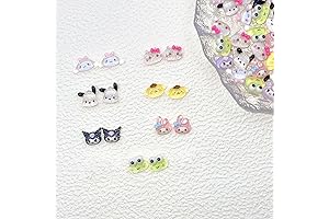 70PCS Sanrio Nail Charms Kawaii Set: Adorn Your Nails with Cutest Characters