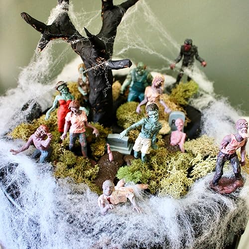 Miniatura 2 de Safari Ltd. Zombies Super Toob - Figuras de zombies en miniatura para exhibición de Halloween y juego imaginativo - Figuras de juguete para niños,