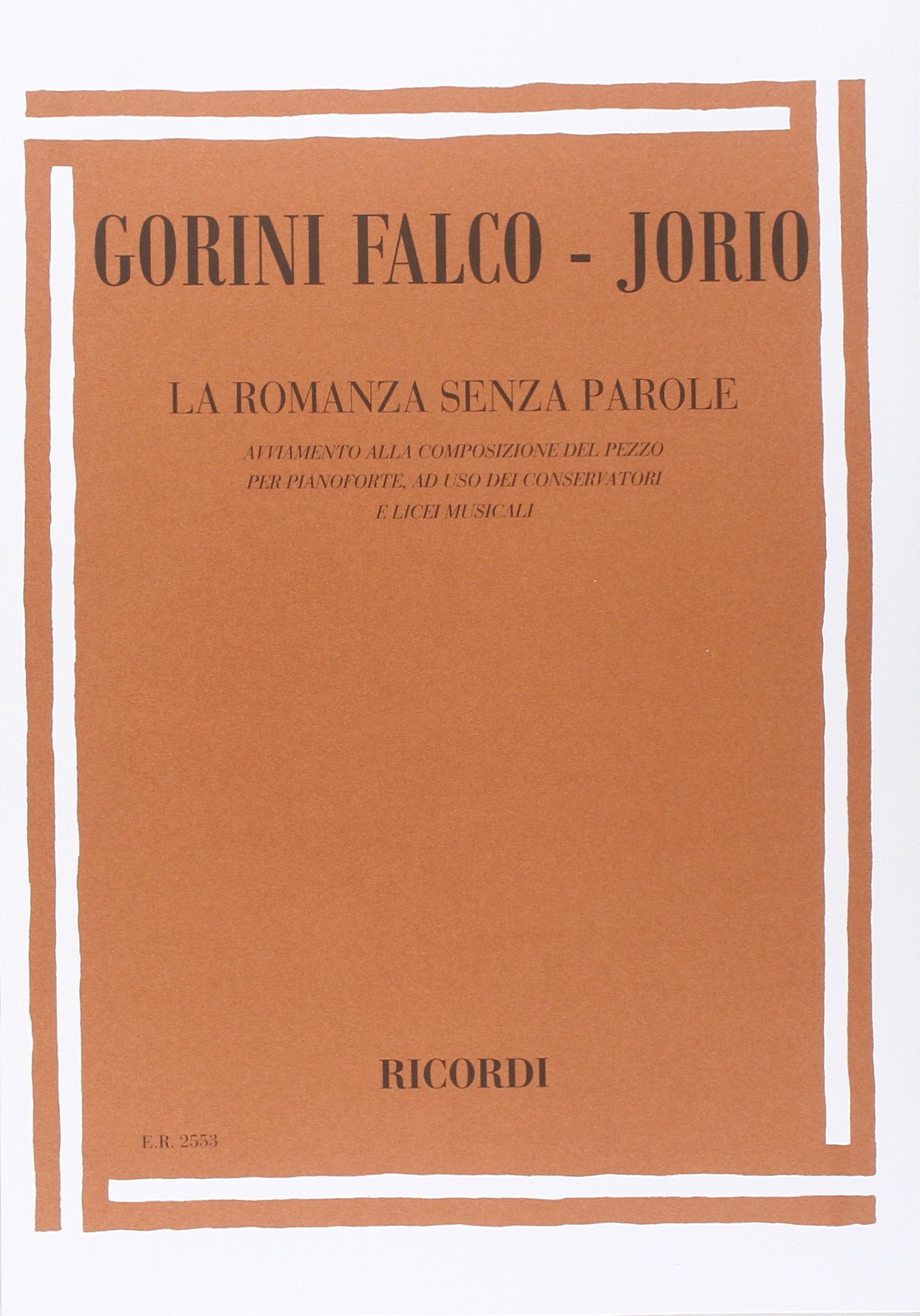 La Romanza Senza Parole: Pianoforte