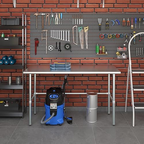 Miniatura 8 de MESA DE TRABAJO CON BARRA REMOVIBLE APROBADA POR LA NFS, Acero inoxidable