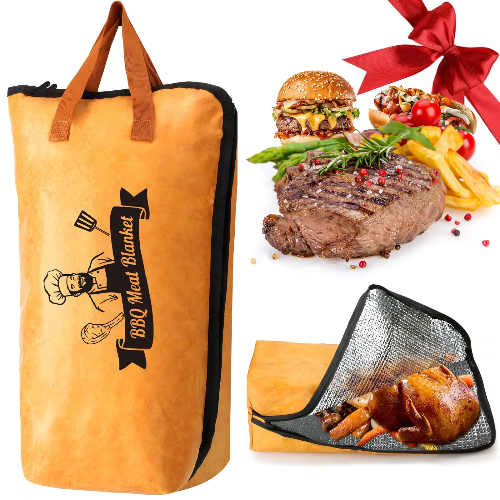 BBQ Meat Resting Bag for Smoker Grill, Gifts for Men (21 Inch)