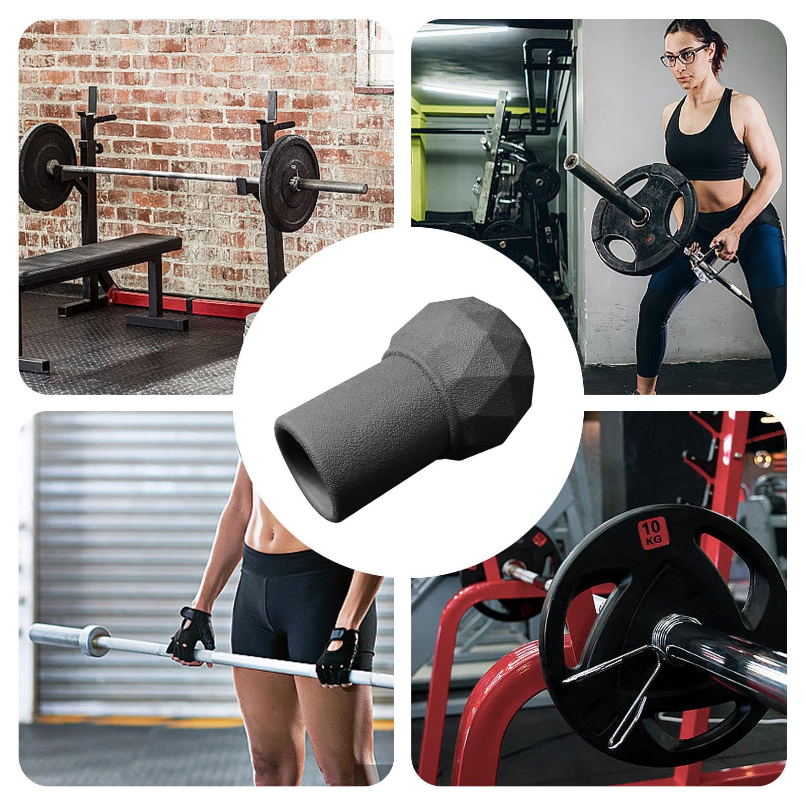 Attacco Landmine Per Bilanciere In Gomma Siliconica | 5.1 Cm Per Press, Rowing E Squat | Multifunzione - 4