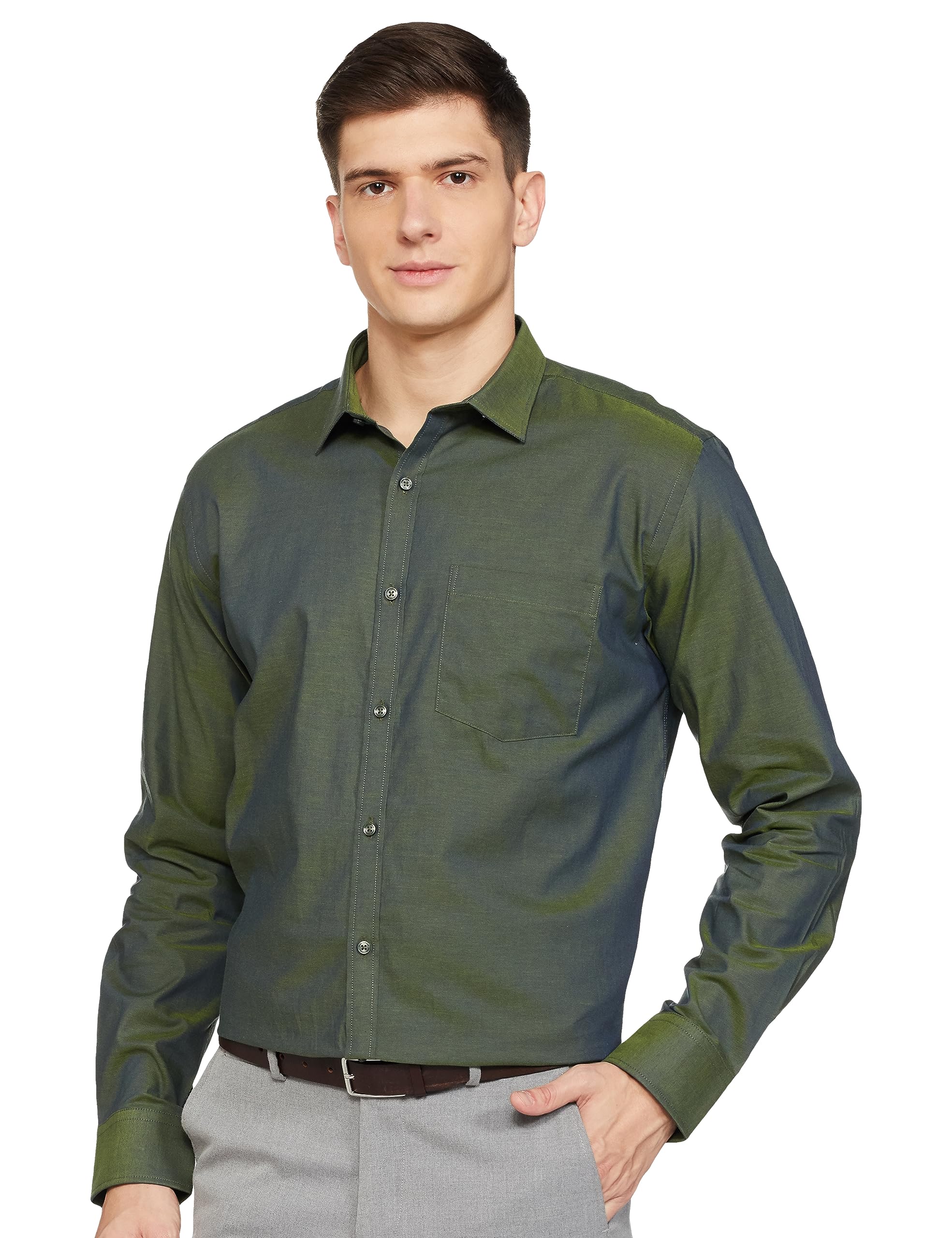 park avenue Men's Cotton Regular Fit Shirt-picture-21