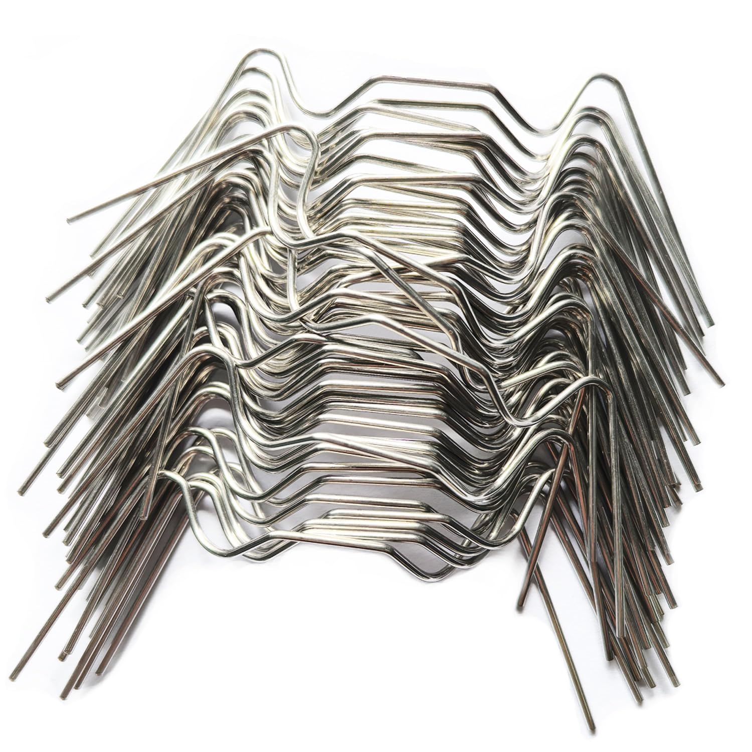MDEOOSKY 50 Clip Per Serra In Acciaio Inox A Forma Di W – Fissaggio Pannelli In Vetro - 2