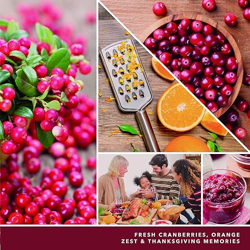 Miniatura 2 de Yankee Candle Vela clásica con aroma a arándano Chutney, tarro grande de 22 onzas, con una sola mecha, más de 110 horas de tiempo de combustión