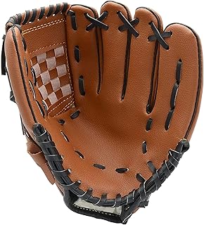 Baseball Glove - Durable Softball Mitt with Cushion PU Leather
