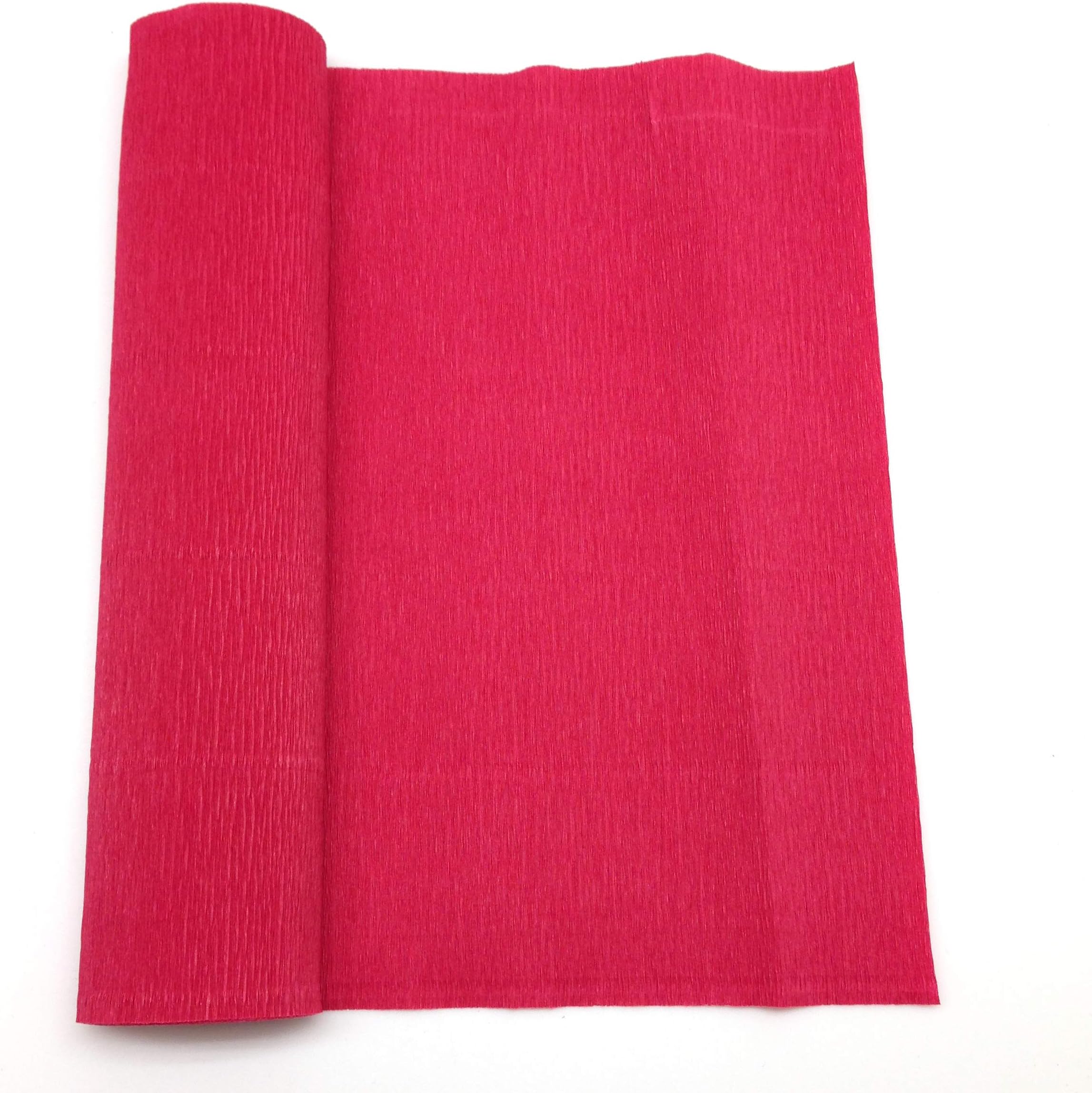 PEPPERLONELY Crepe Paper Rolls - 250 x 25 cm, Red