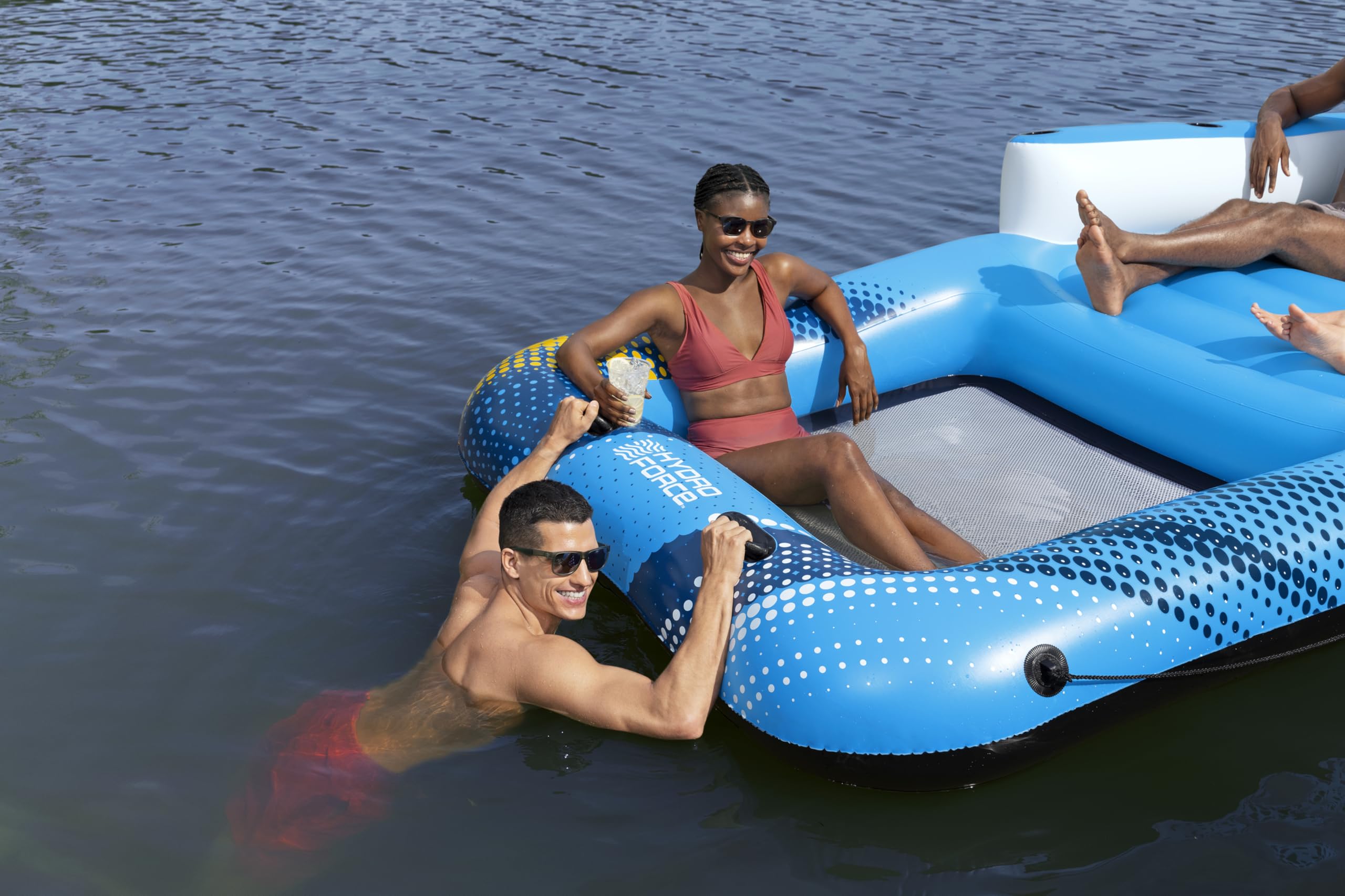 Bestway 10'6" x 6'6"/3.20m x 1.98m Summer Oasis Island