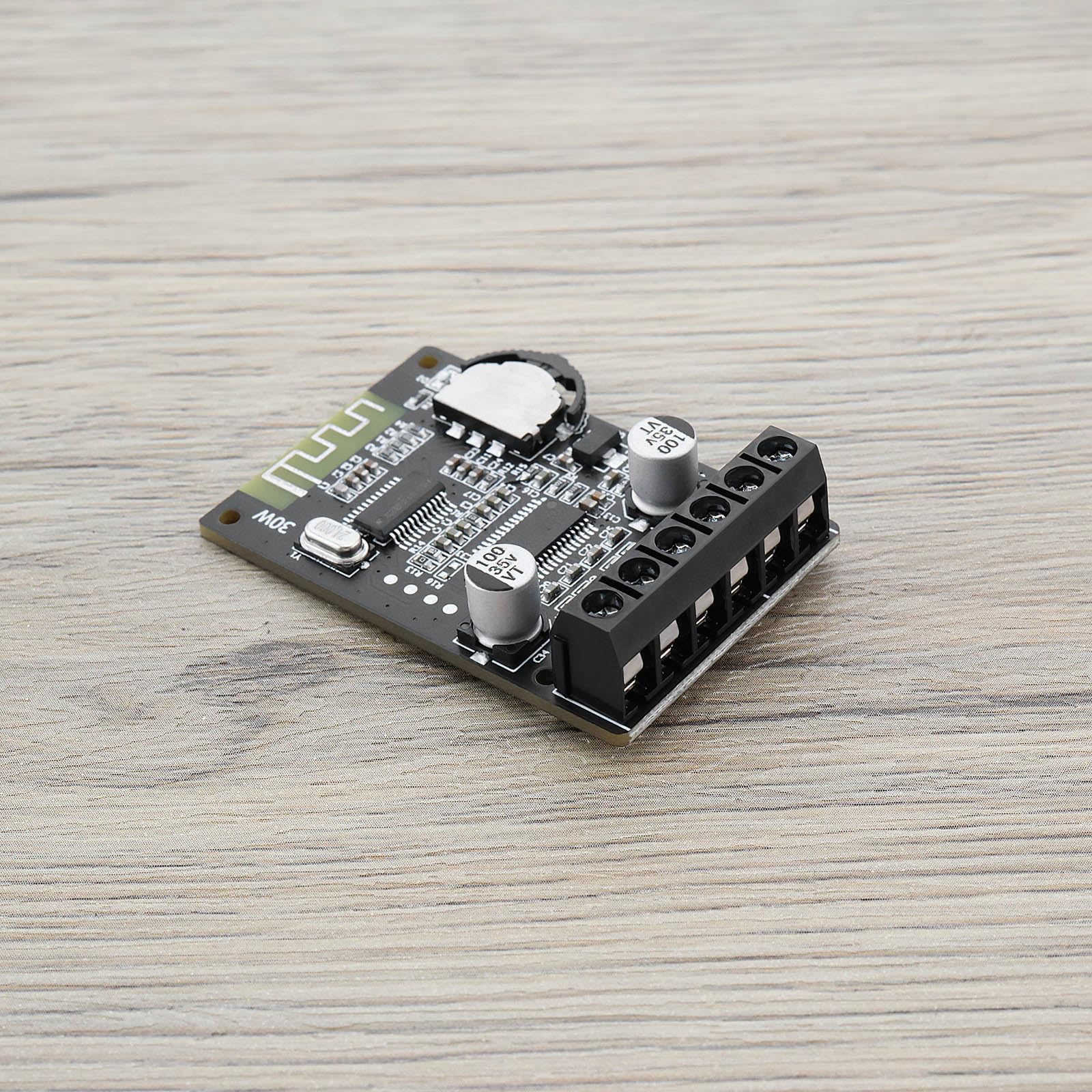 DollaTek Scheda Amplificatore Bluetooth 5.0 20-40W Con Telecomando E Custodia Acrilica Per DIY - 2