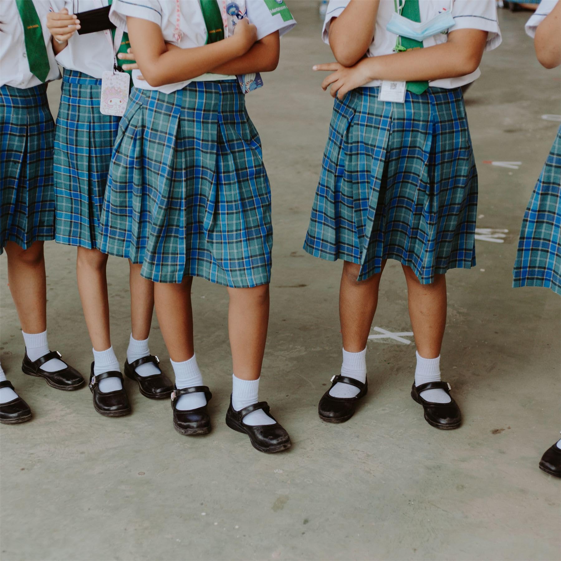 Janisramone Ragazze Bambini Nuovo Scatola Pieghettata Tutto Intorno Elasticizzato Vita Gonna Scuola Uniforme Vestito Gonna 2-18 Anni