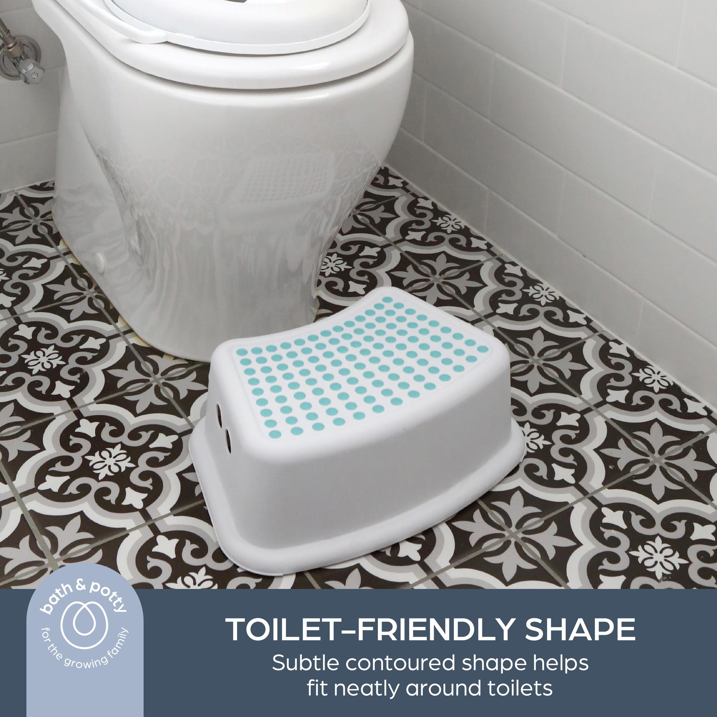 Dreambaby Sgabello Aqua Dots, vasino per bambini con base antiscivolo, modello L672