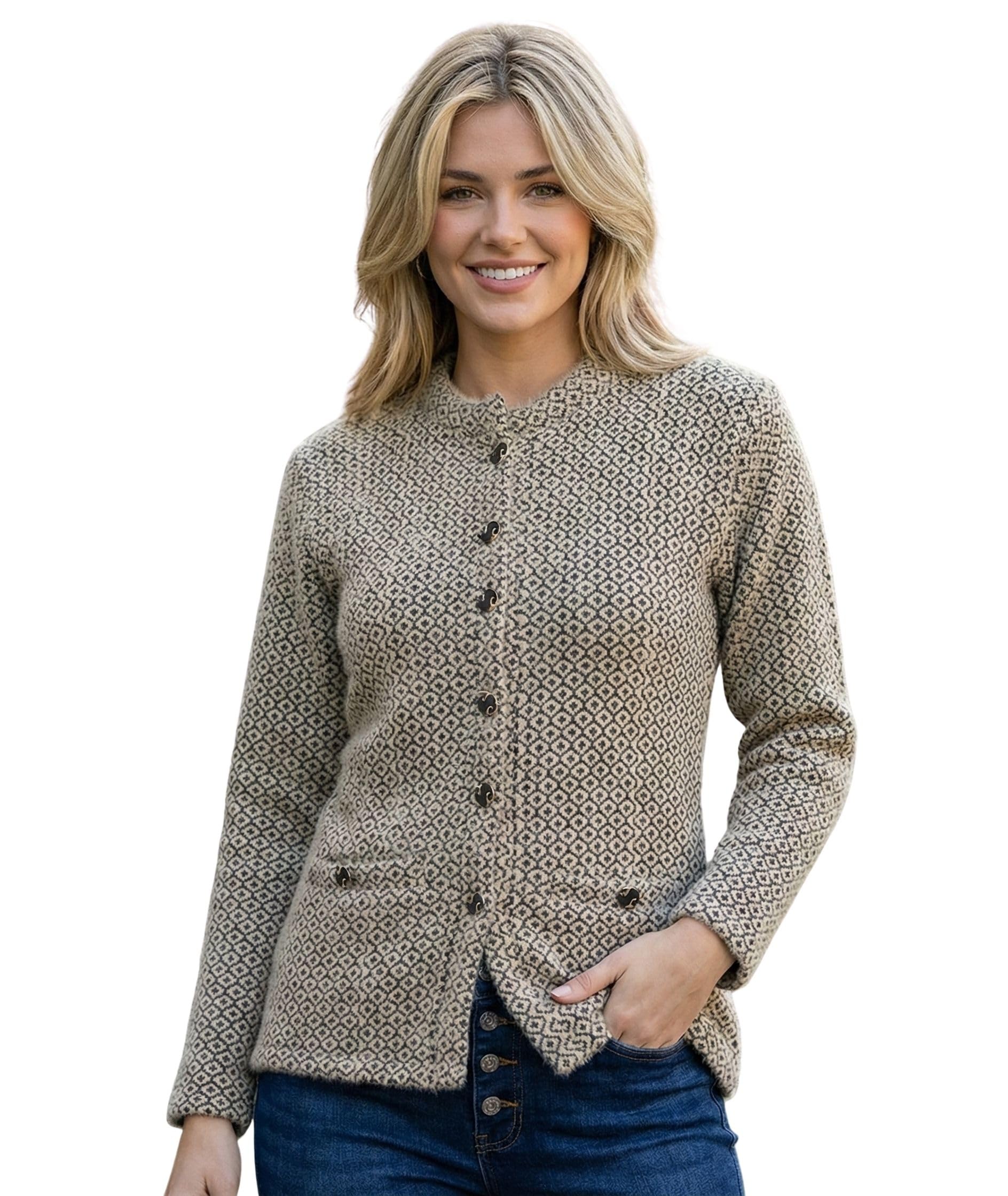 pyro spirit Women Round Neck Woolen Cardigan | Full Sleeve Winter Sweater-picture-47