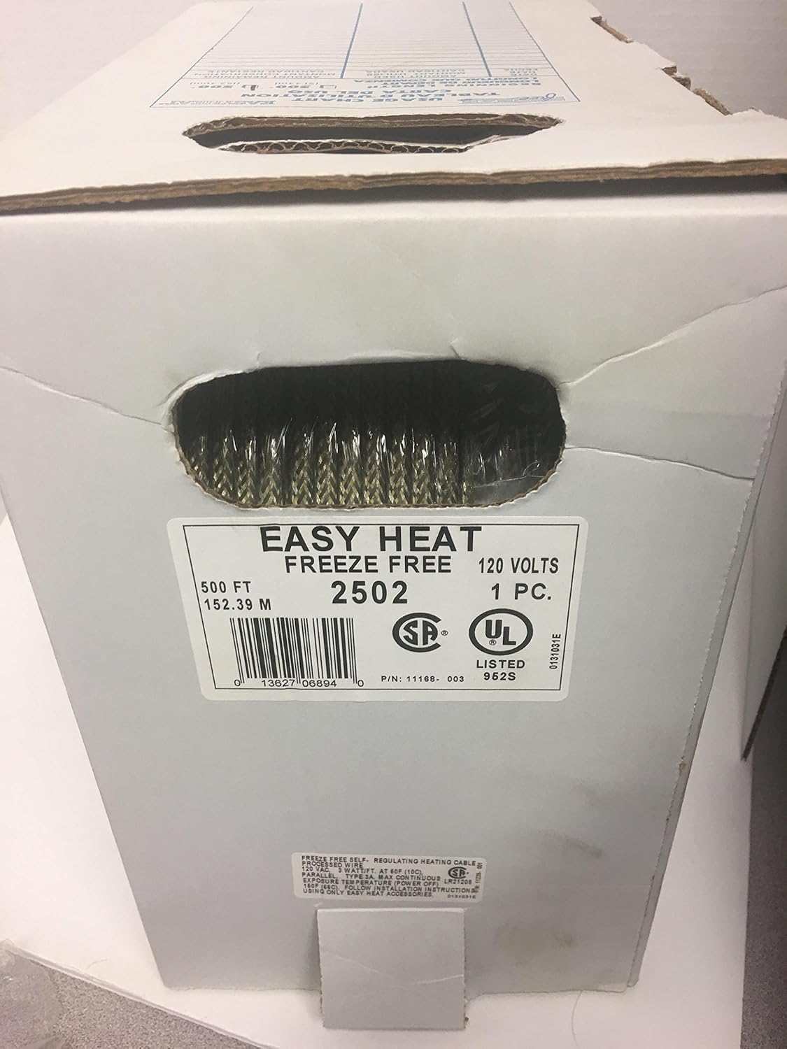 EasyHeat 2302 Freeze Free Heating Cable - 300' : Tools & Home Improvement