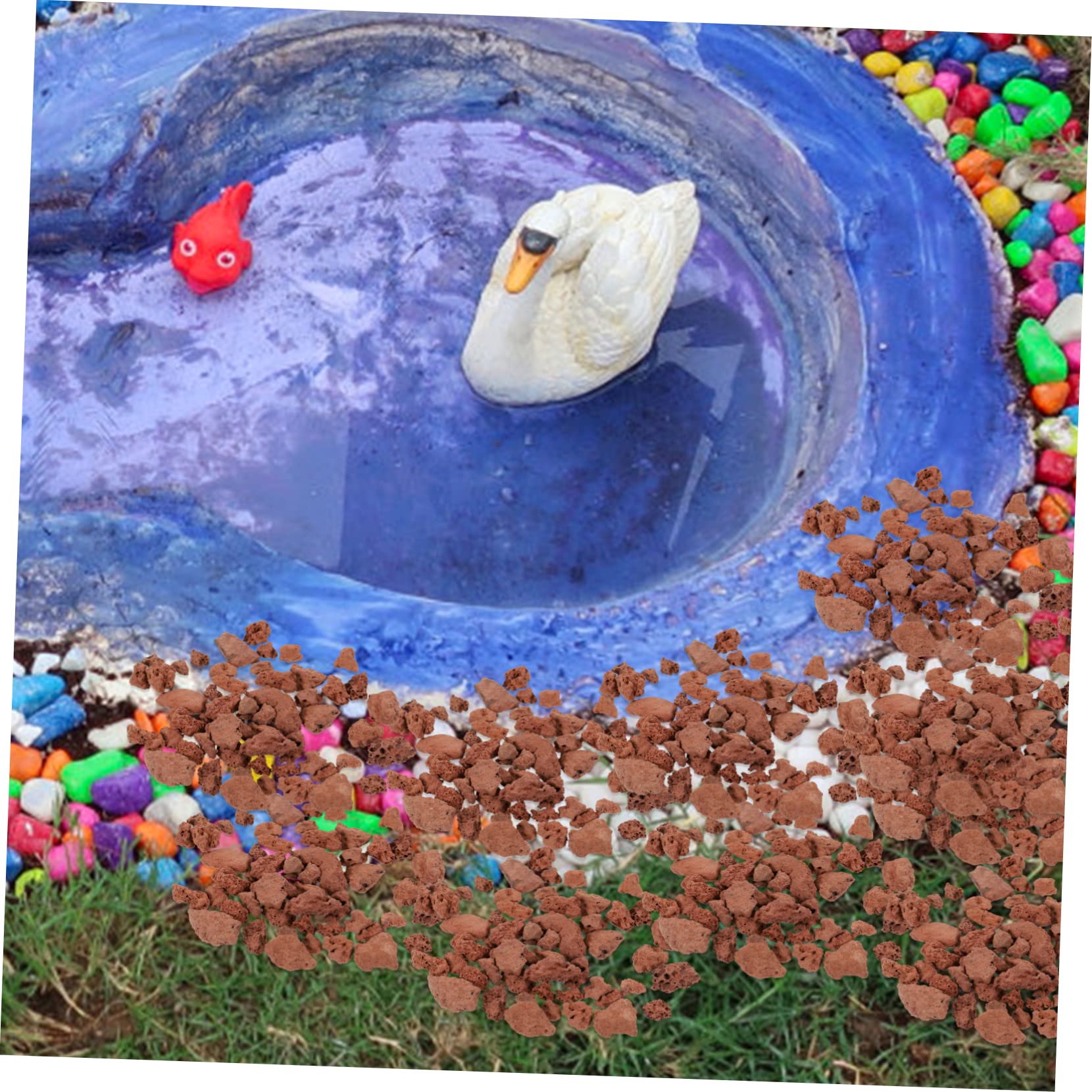 Totority Microlandscape Natural Stones Models Rock Decorative Rocks for Models Gardens