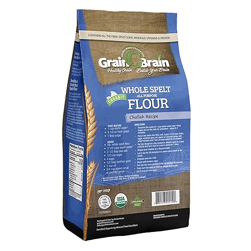 Miniatura 3 de Espelta entera orgánica, harina multiusos (5 libras)