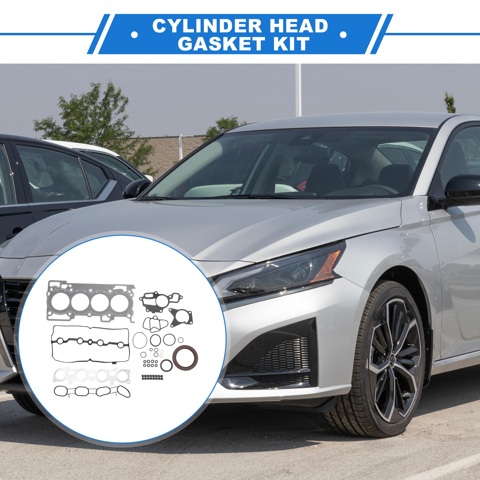Amazon | VekAuto Nissanに対応エンジン用1セットシリンダーヘッド