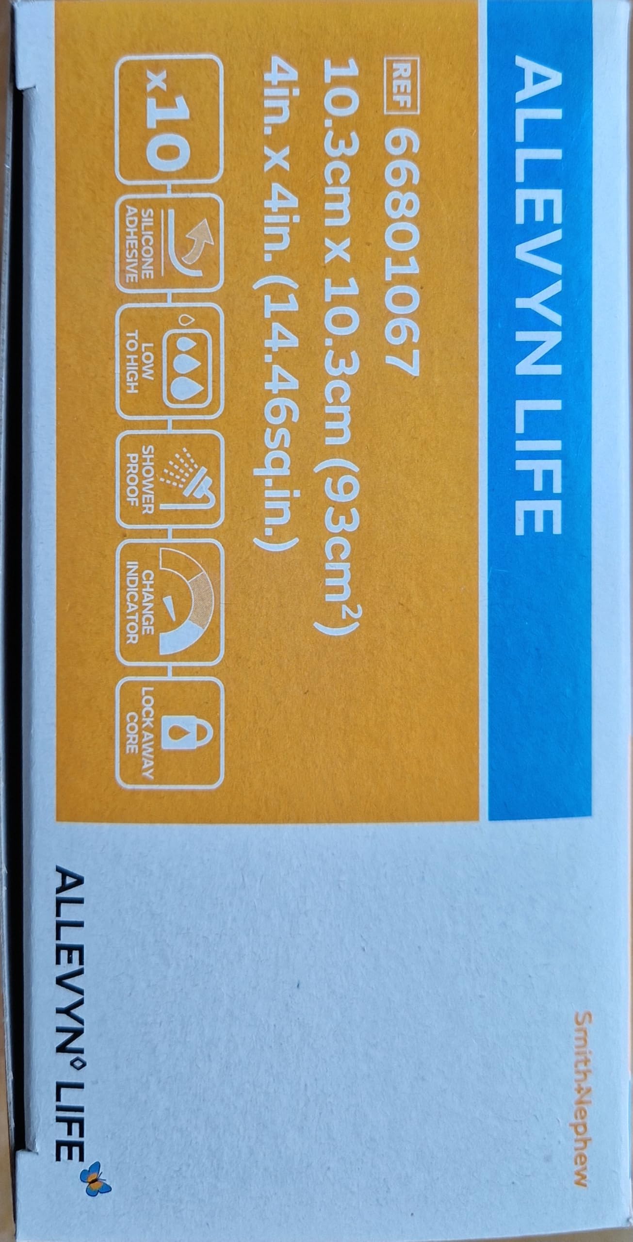 Allevyn Life 10,3x10,3 cm Silikonschaumverband