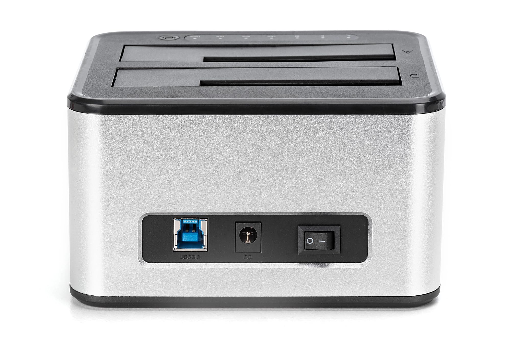 DIGITUS DA-71540-2 - Stacja dokująca z dwoma dyskami twardymi SATA - USB 3.0 - dla dysków SSD i twardych 2,5„/3,5” - SATA 3 - z funkcją klonowania - Plug & Play - Szary
