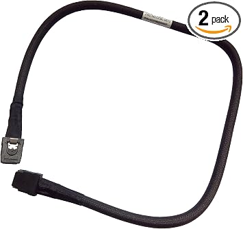 2 Pack Internal 36 Pin Mini SAS HD SFF-8087 Male to SFF-8087 Mini SAS Cable 2.0 Feet / 0.6 Meter
