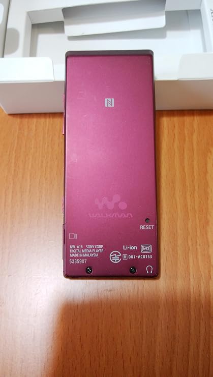Sony Walkman A Series 32GB High-Resolution Audio Compatible Rose Pink NW-A16/P
