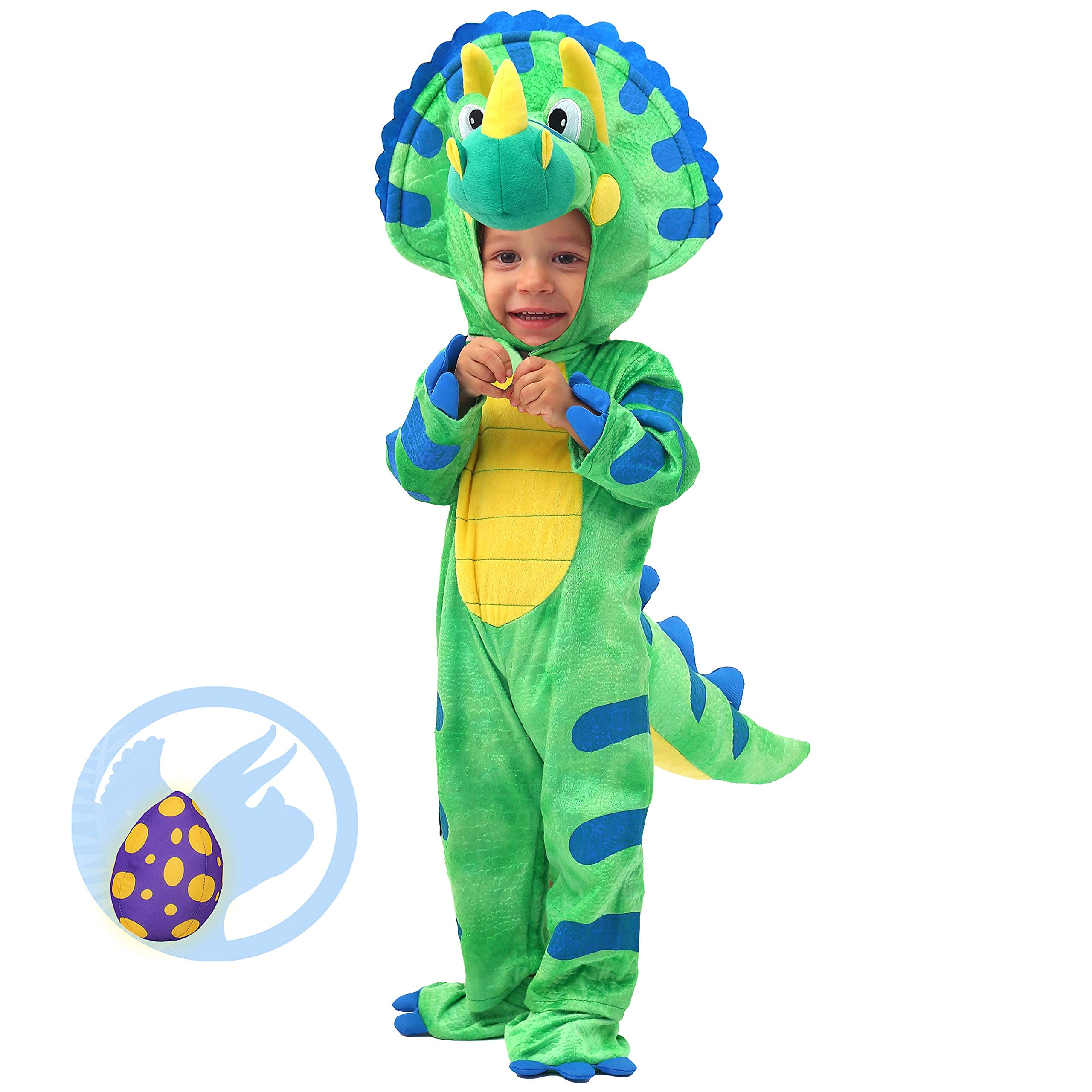Spooktacular Creations Triceratops Deluxe Kids Dinosau...B07H3CQNHP
