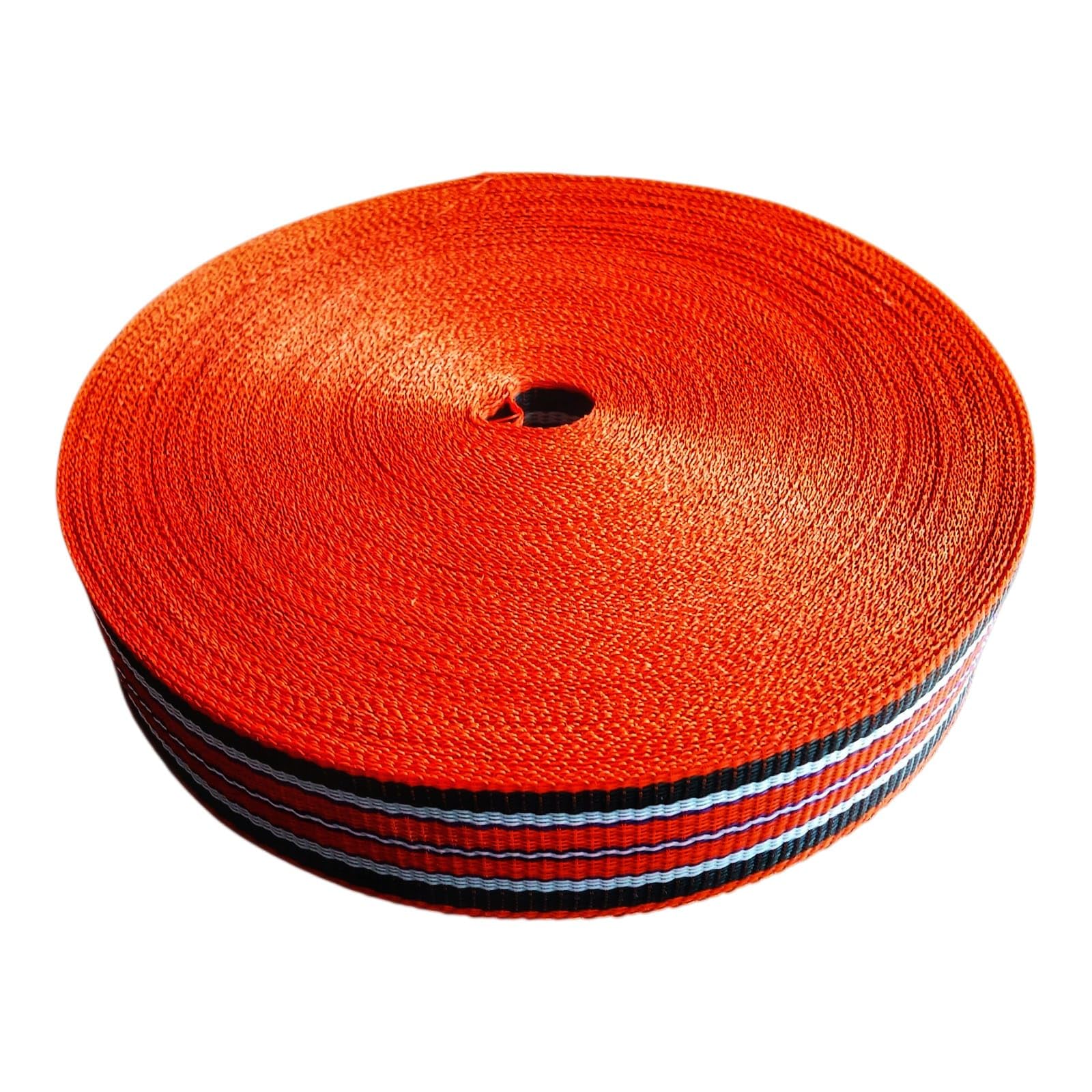 2 Inch Wide Nylon Niwar Roll – 60 Meter Long Heavy-Duty Durable Webbing Strap for Charpai, Bags, Pet Harness, Furniture & DIY Projects – Strong Material for Multipurpose Use (Orange)-image-39