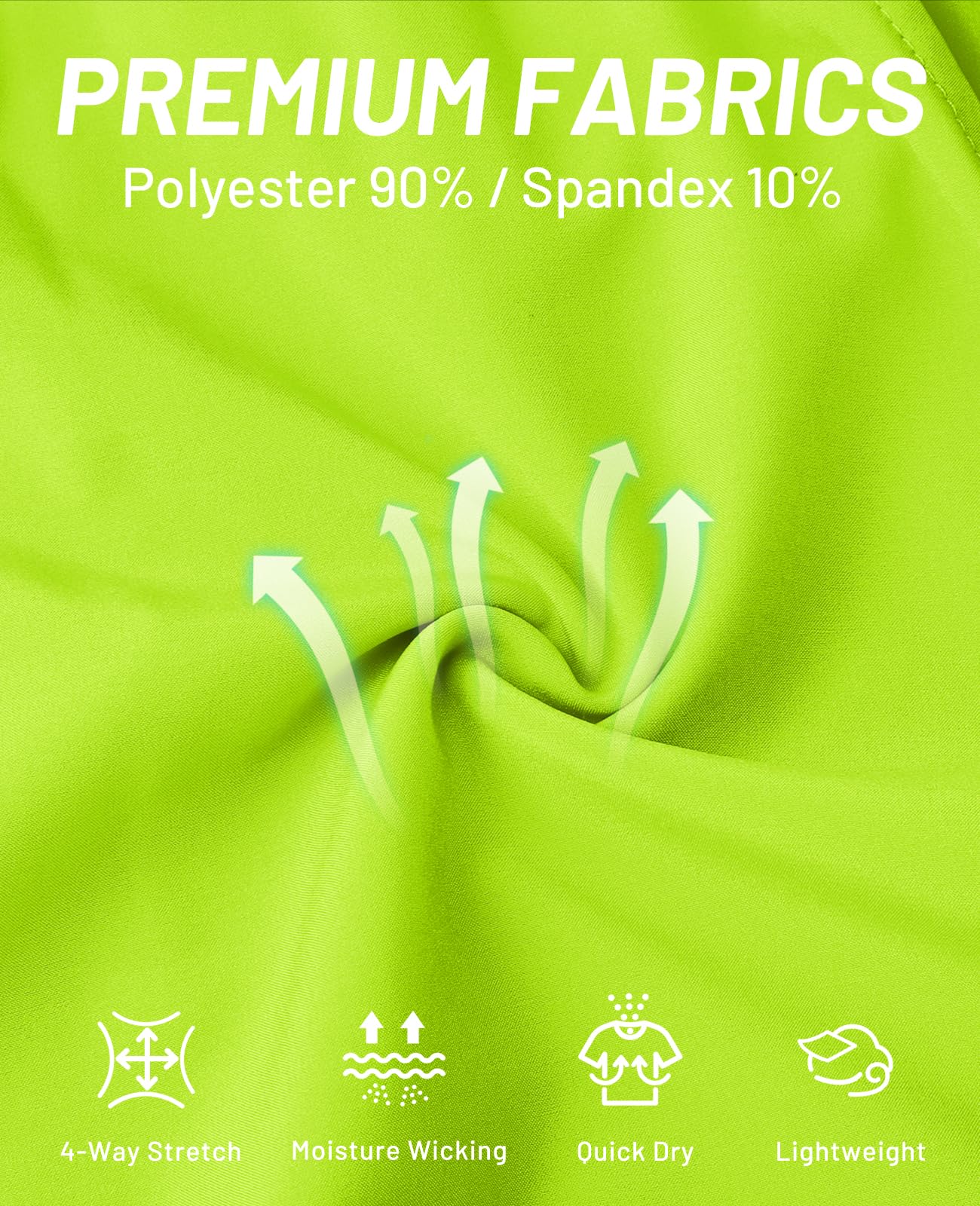 MIER Pantaloncini da corsa da uomo da 12,7 cm, con tasche, ad asciugatura rapida, leggeri, pantaloncini da allenamento in palestra, elastico in vita