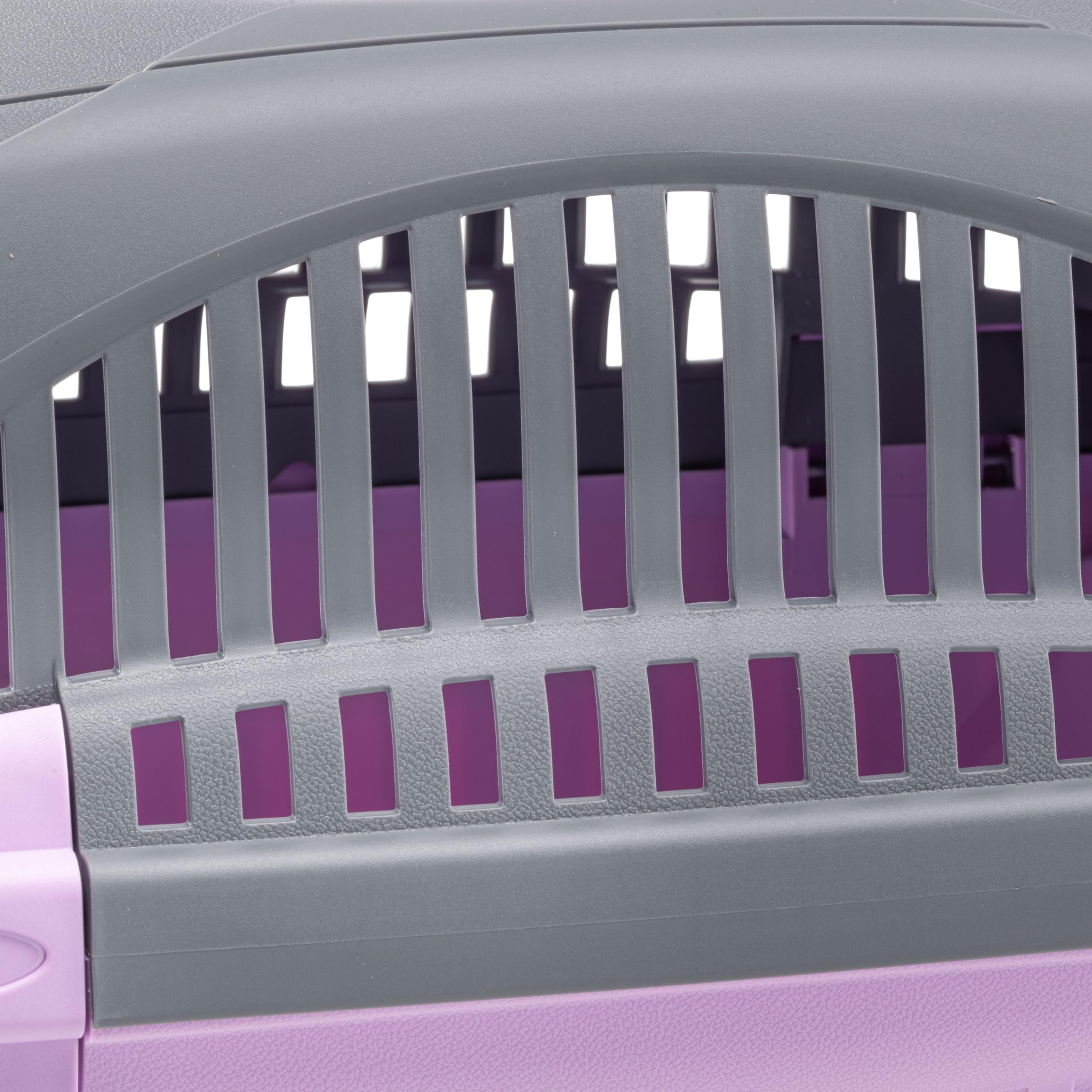 Ferplast Transportín Gato Rider, Transportín Perro Pequeño y Gatos hasta 7 Kg, Puerta Transparente Antigolpes, Ranuras de Ventilación, Transportín Mascotas Rígido, 34 x 50,7 x h 30 cm, Rosa
