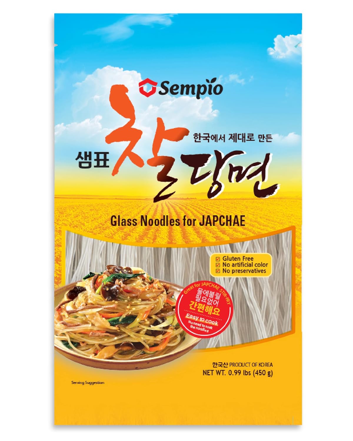 Sempio Glass Noodles, Korean Vermicelli, Dangmyun Qatar Ubuy