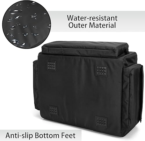 Miniatura 5 de samdew Bolsa de almacenamiento debajo del asiento, organizador de camión para asiento trasero para SuperCrew y Crew Cab, funda de almacenamiento de