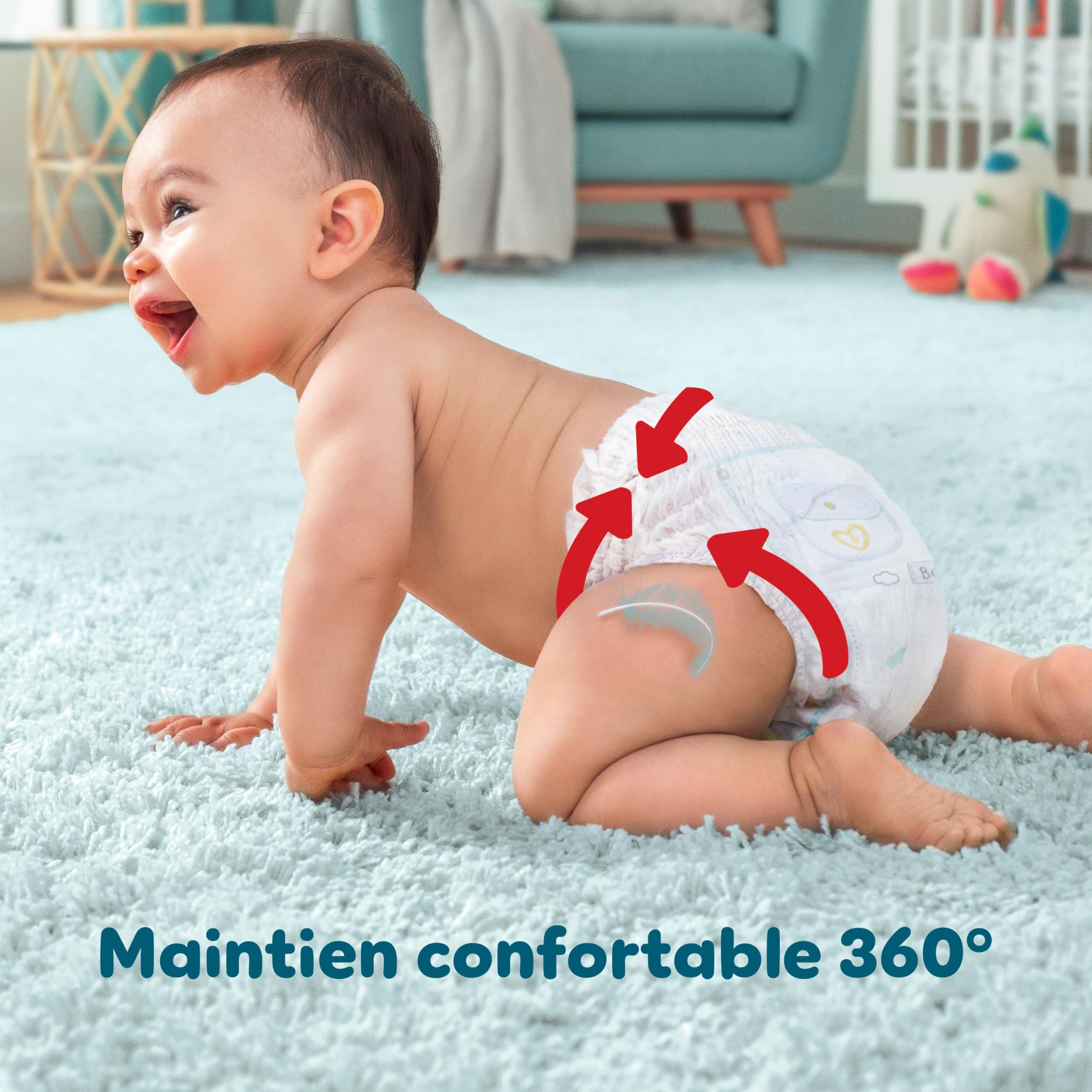 Pampers Premium Protection Pants Couches-Culottes Taille 7 x123 Pack 1 Mois