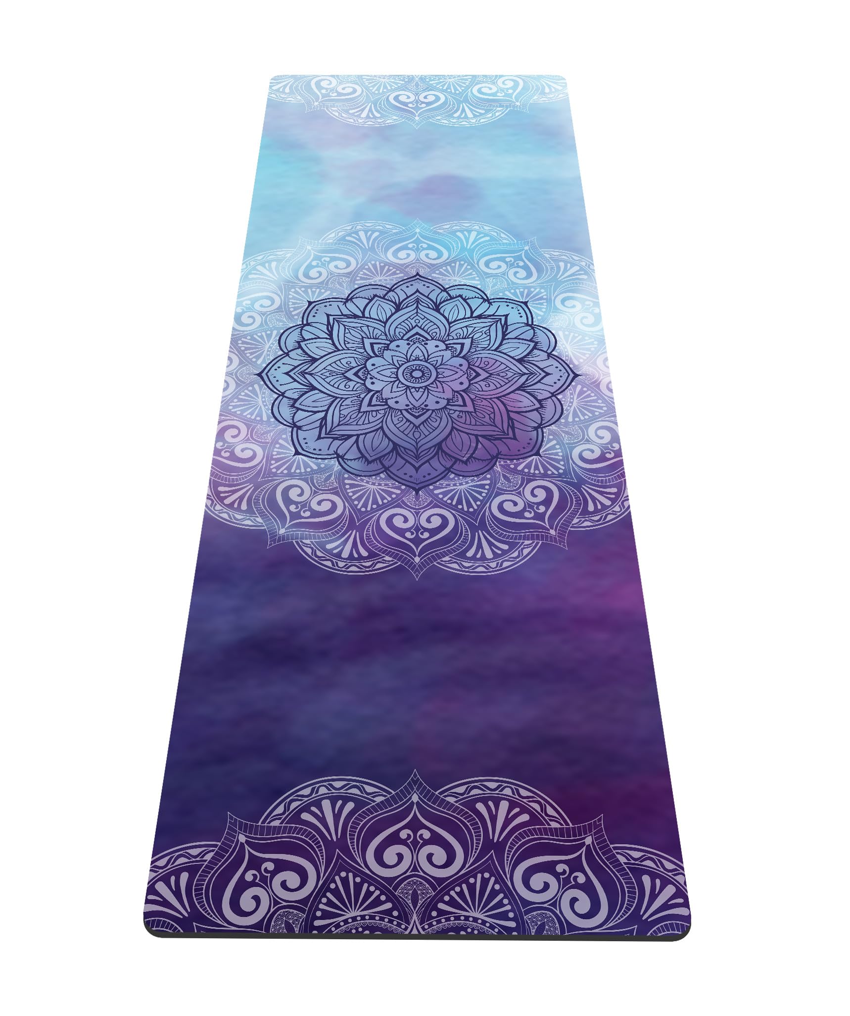 nuveti Yoga Mat Print Extra Thick TPE Non Slip Fitness Exercise Mat with Carrying Bag,72"x24" Extra Thick 6MM Exercise & Workout Mat for Yoga, Pilates