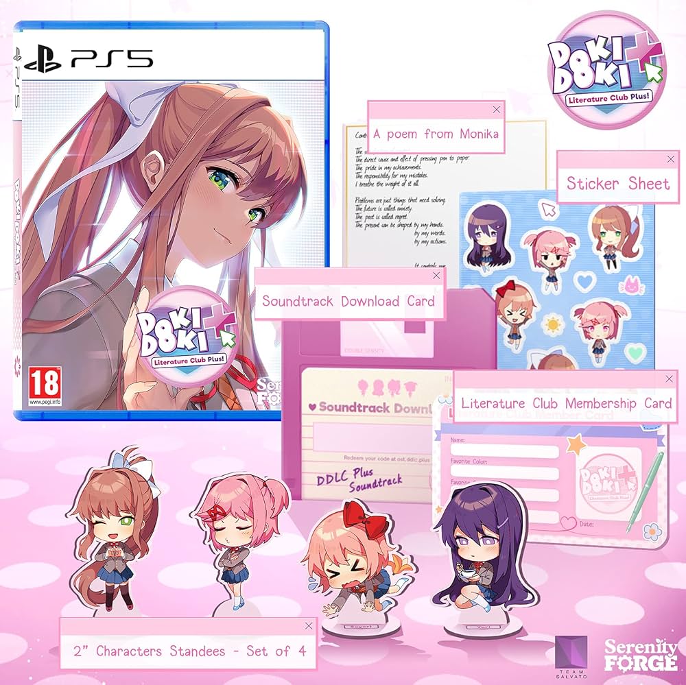 【新品】 PS5 Doki Doki Literature Club Plus! Doki Doki Literature Club Plus (PS5) : Amazon.ca: Software