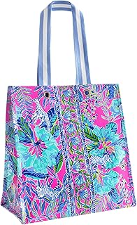 Market Shopper Bag, Reusable Grocery Tote, Shoulder Bag for Produce or Travel