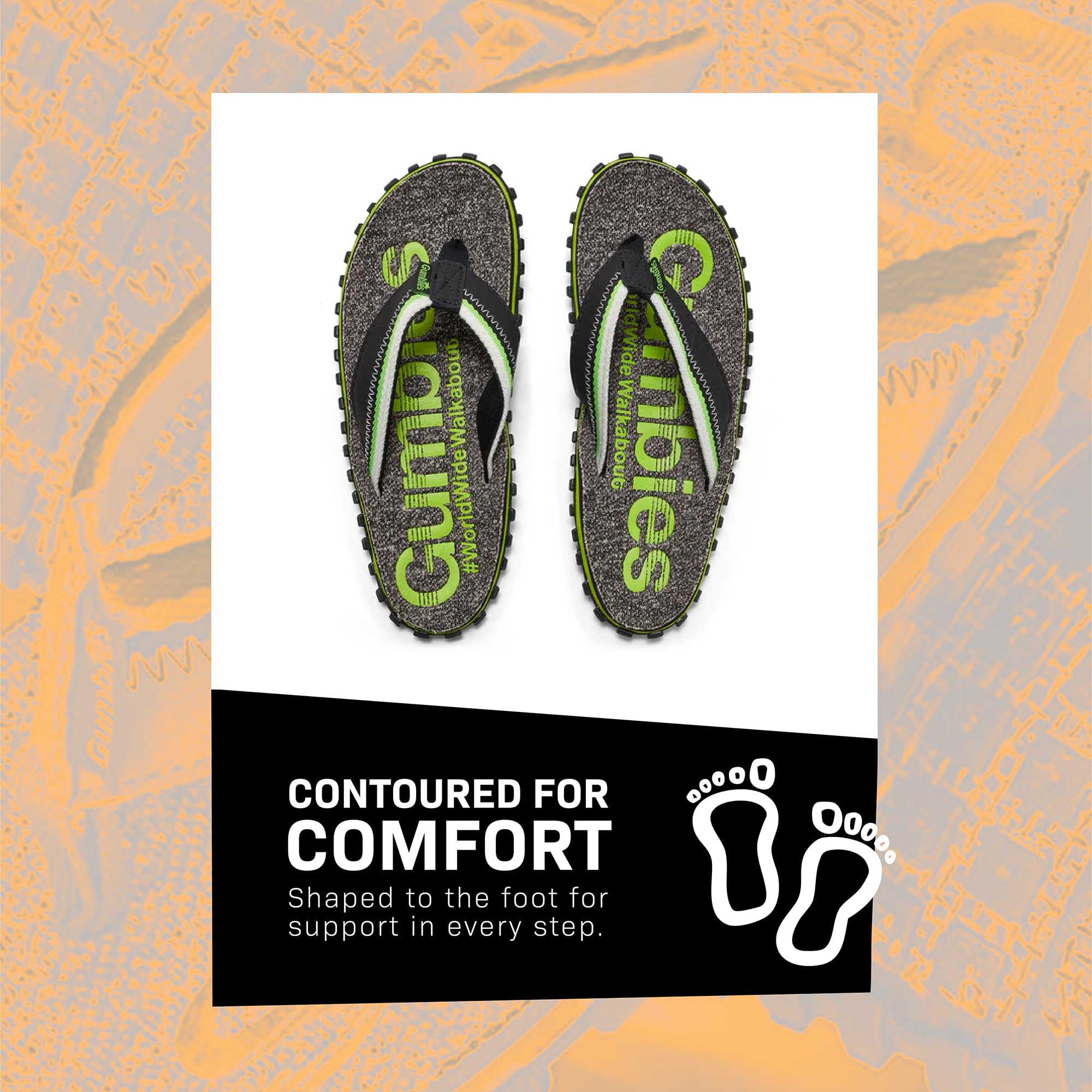 Gumbies Chanclas Corker unisex, con puntera de algodón supersuave, corcho sostenible y suela de goma reciclada, comodidad garantizada