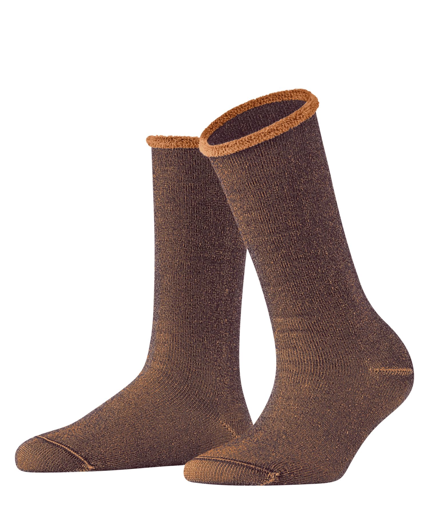 ESPRIT Women's Terry W So Cotton Plain Socks 1 Pair, Red Purple Wood 8724, 5.5-8