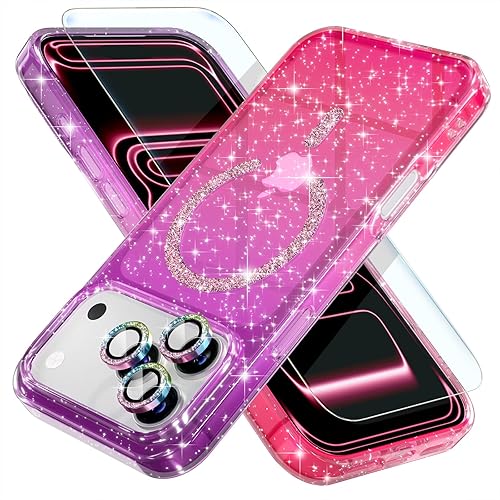 Choiche Magnetic for iPhone 17 Pro Case Women Phone Case, Compatible with Mag-Sa