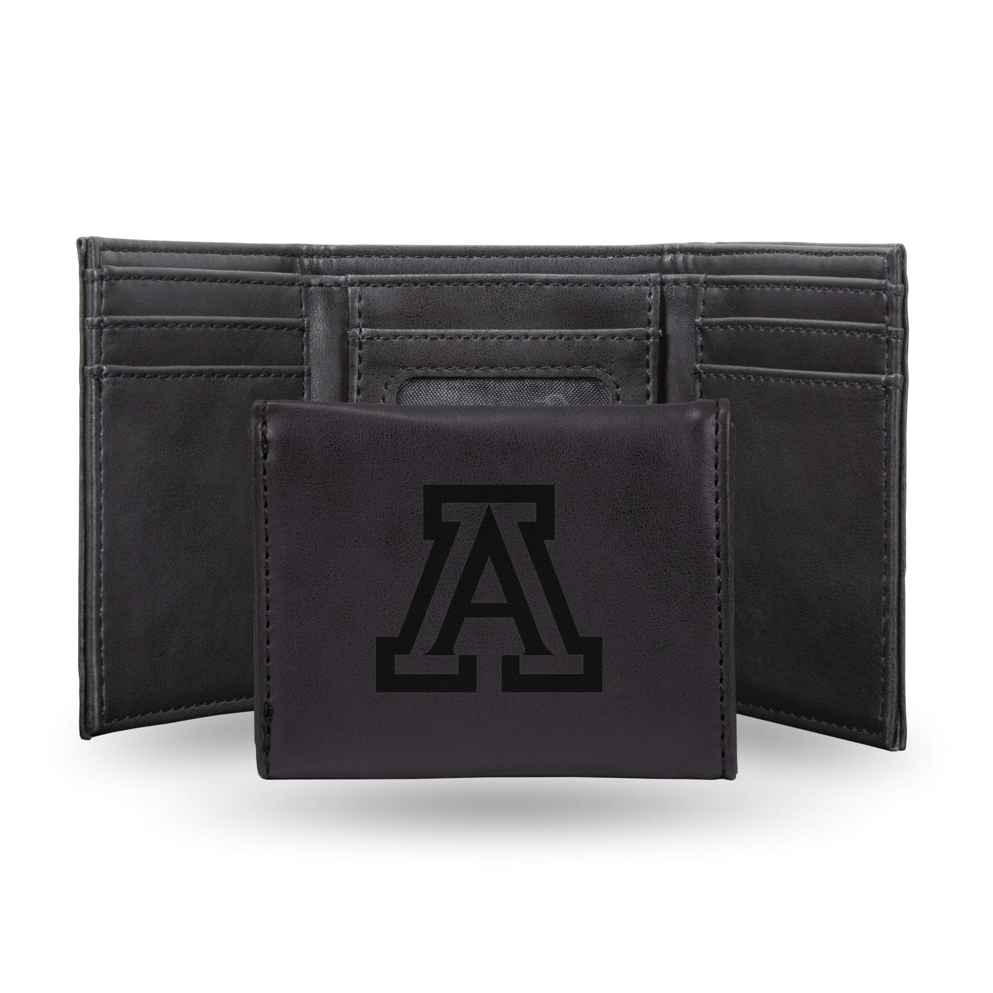 Rico Industries NCAA Laser Engraved Trifold Laser Engraved Tri-Fold Wallet - Men's Accessory