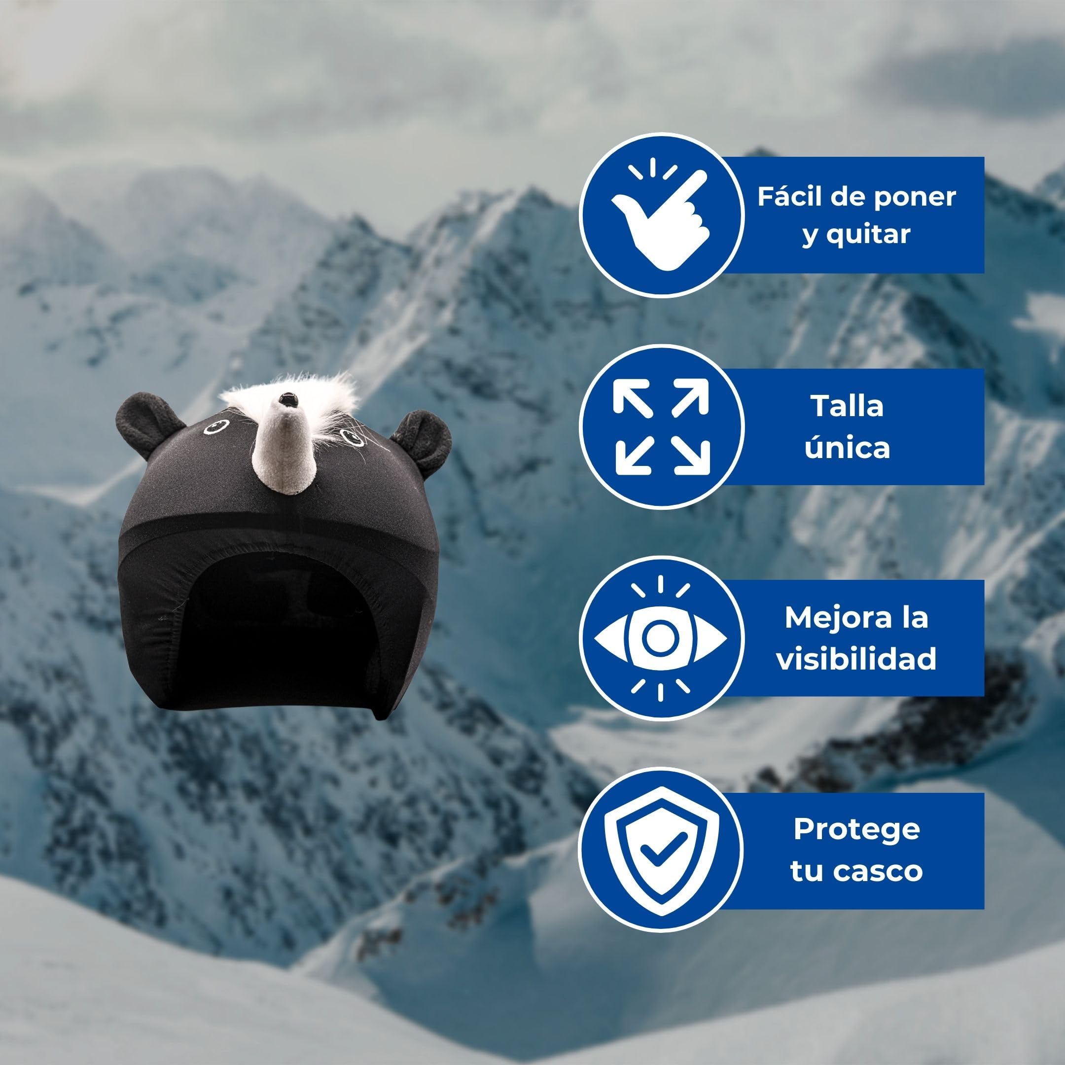 COOLCASC Castor - Universele skihelm voor kinderen - personaliseer je COOLCASC Castor - Universele skihelm voor kinderen - personaliseer je