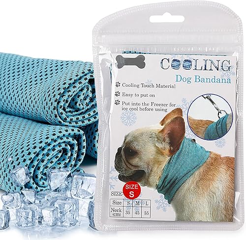 Bandana de enfriamiento instantáneo para perro, bufanda profesional transpirable para mascotas, collar de hielo para gatos, toallas de hielo para el