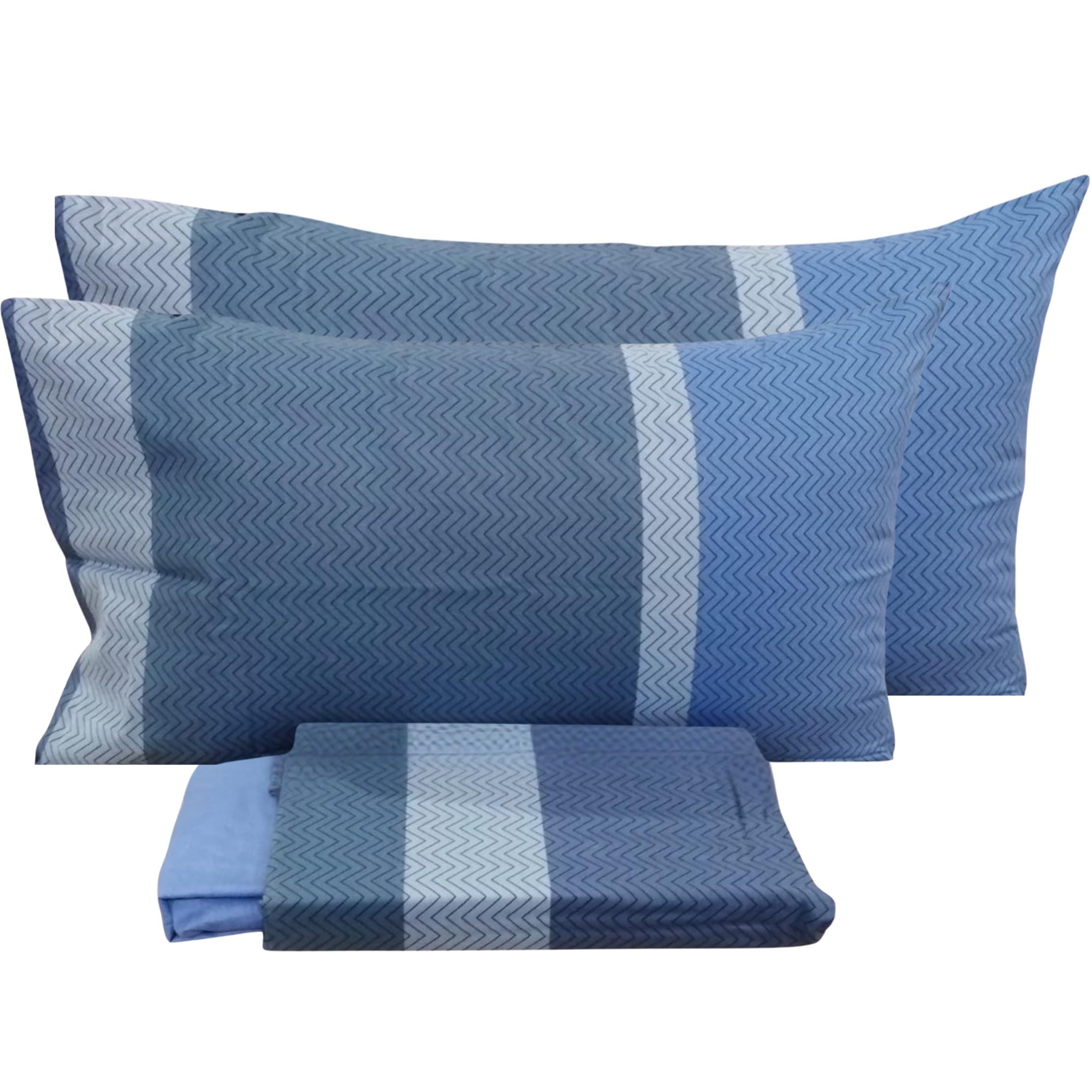 Bassetti Completo Copripiumino Set Letto Copripiumone Matrimoniale Nostalgia B1 Sacco Lenzuolo Sotto con Angoli e Federe