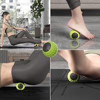 Readaeer Masszázslabda Fascia Lazításhoz - Izomfájdalom, Mélyszöveti, Trigger Pont Kezelés, Jóga Kiegészítő, Kézi Masszírozó Labda, 2 db 3