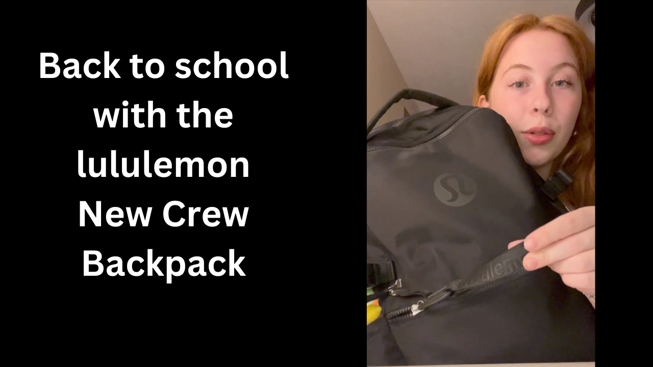 Watch lululemon New Crew Backpack is super nice! on Amazon Live