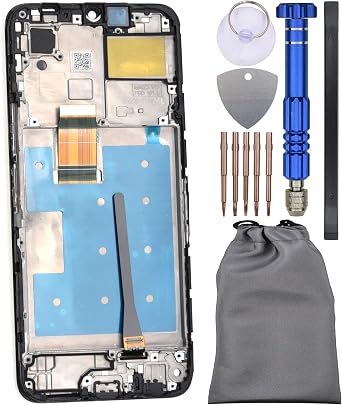 Display Screen Touch Digitizer with Screen Frame for Honor X6 Black 6.5
