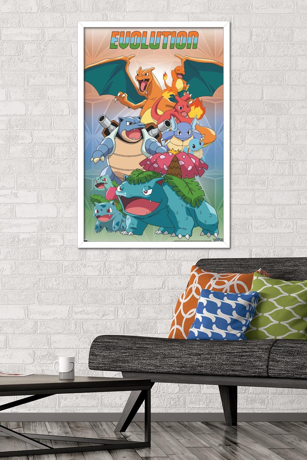 ポケモン　◆完全ポスターカタログ　［3枚セット］ Amazon.com: Trends International Pokémon - Evolution Trio Wall