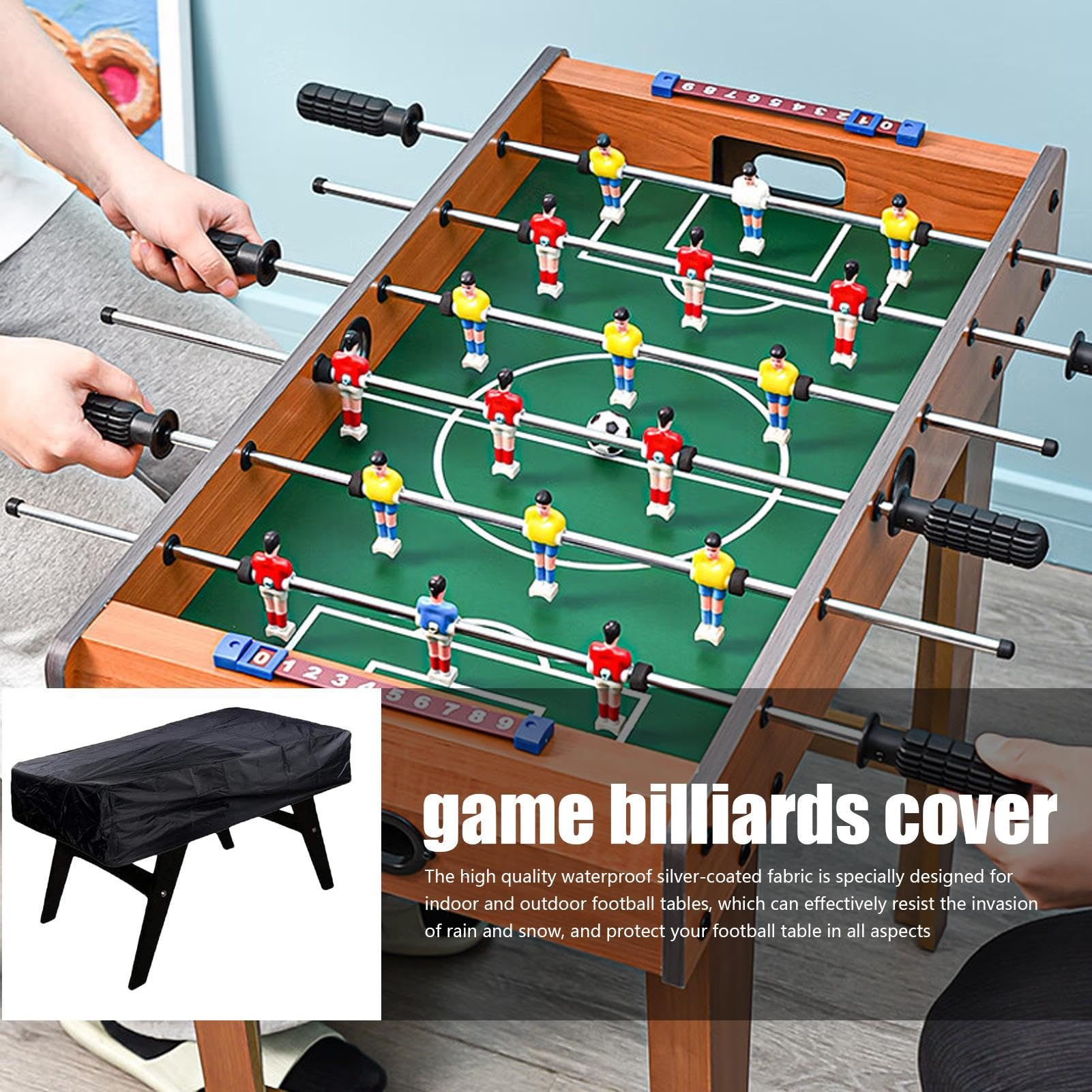 Kickertisch Abdeckung Outdoor - Wasserdichte UV-Schutz Hülle Für Fußballtische