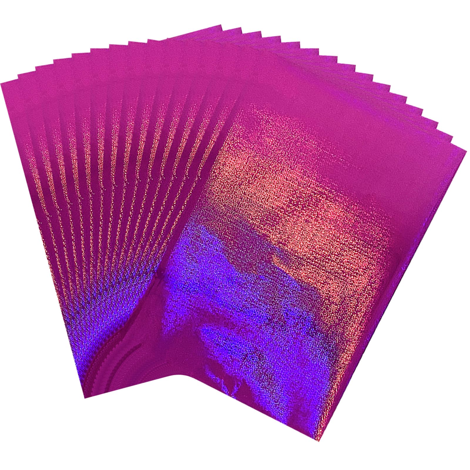 50 Pieces Toner Reactive Foil for Laminator, 20x29cm/7.9x11.4inch Foil Paper for Toner Foiling Scrapbooking Craft Projects Card Making, Foil by Laser Printer and Laminator ( Rose Red Flowing Sand )