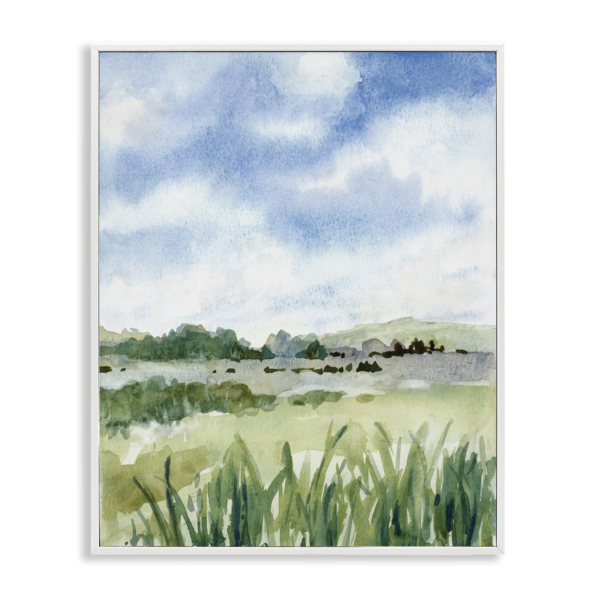 Stupell Industries 'Fresh Spring Morning', Framed Giclee Art, White, 16 x 20 Inches, Easy to Hang and Sturdy, Made in USA, by Lanie Loreth