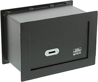 BURG-WÄCHTER Wandtresor mit Schlüssel, zum Einmauern, 3,5 l, 6,6 kg, Point-Safe PW 1 S, Schwarz